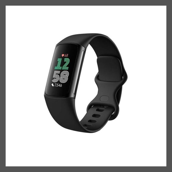 Open Box - Fitbit - Charge 6 - Obsidian / Black Aluminum Black - Picture 1 of 4